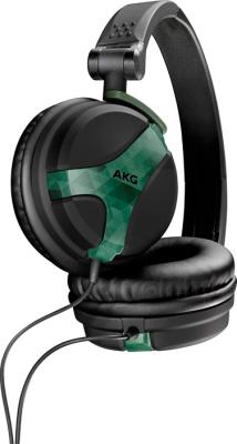 Наушники AKG K518 Delta (черный/зеленый) - общий вид