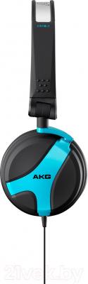 Наушники AKG K518 (черный/синий) - вид сбоку