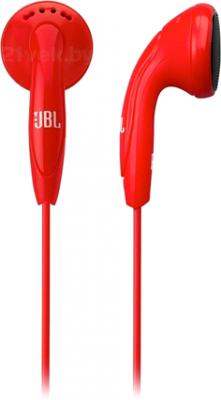 Наушники JBL Tempo EarBud J02 (красный) - общий вид