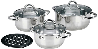 Набор кухонной посуды Calve CL-1088 - общий вид
