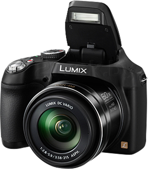Компактный фотоаппарат Panasonic Lumix DMC-FZ72EE-K - общий вид