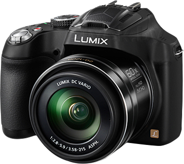 Компактный фотоаппарат Panasonic Lumix DMC-FZ72EE-K - общий вид