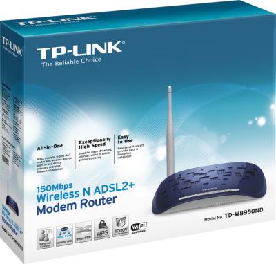 Беспроводной маршрутизатор TP-Link TD-W8950ND - коробка