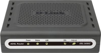 Проводной маршрутизатор D-Link DSL-2500U/BB/D4A - общий вид