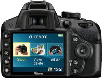 Зеркальный фотоаппарат Nikon D3200 Kit 18-140mm VR - вид сзади
