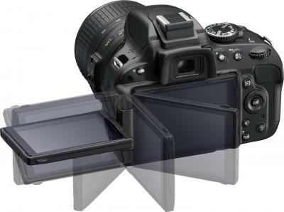 Зеркальный фотоаппарат Nikon D5100 Double Kit 18-55mm VR + 55-200mm VR - поворотный экран