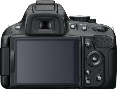 Зеркальный фотоаппарат Nikon D5100 Double Kit 18-55mm VR + 55-200mm VR - вид сзади