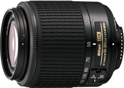 Зеркальный фотоаппарат Nikon D5100 Double Kit 18-55mm VR + 55-200mm VR - объектив 55-200mm f/4-5.6
