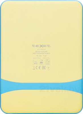 Электронная книга Texet TB-566 (Blue) - вид сзади