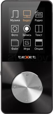 MP3-плеер Texet T-60 (8Gb, черный) - вид спереди