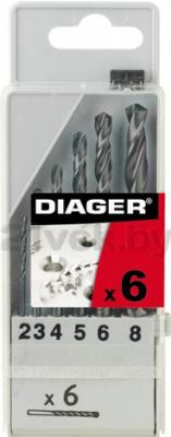 Набор сверл Diager Standard 750С (6 предметов) - общий вид