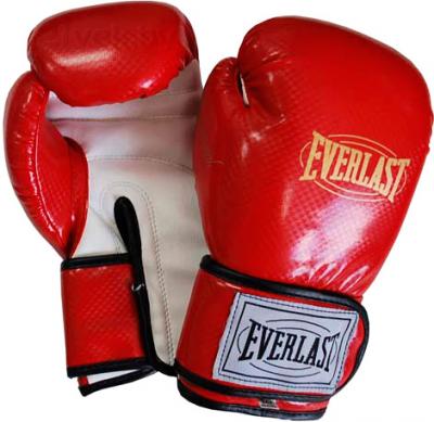 Боксерские перчатки Everlast 10-OZ-RING (красный) - общий вид (цвет товара уточняйте при заказе)