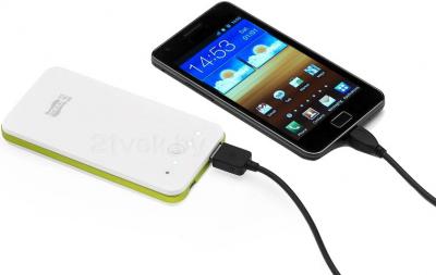 Портативное зарядное устройство Atomic L910 (White) - зарядка телефона Samsung