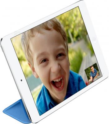 Чехол для планшета Apple iPad Mini Smart Cover MF060ZM/A (синий) - использование как подставки