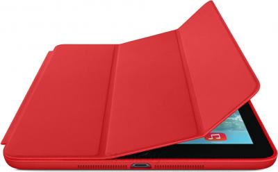 Чехол для планшета Apple iPad Air Smart Case MF052ZM/A (Red) - с черным айпадом