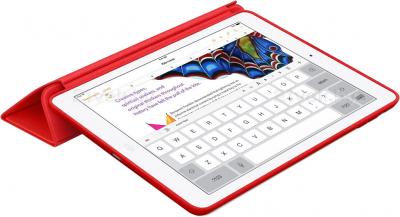 Чехол для планшета Apple iPad Air Smart Case MF052ZM/A (Red) - в сложенном виде