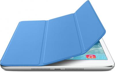 Чехол для планшета Apple iPad Air Smart Cover MF054ZM/A (Blue) - с белым айпадом