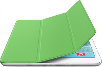 Чехол для планшета Apple iPad Air Smart Cover MF056ZM/A (Green) - с белым айпадом
