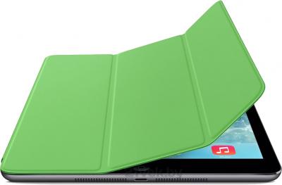 Чехол для планшета Apple iPad Air Smart Cover MF056ZM/A (Green) - с черным айпадом