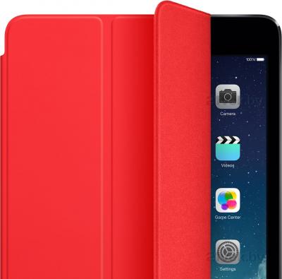 Чехол для планшета Apple iPad Air Smart Cover MF058ZM/A (Red) - крупным планом