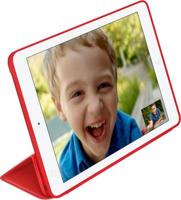 Чехол для планшета Apple iPad Mini Smart Case ME711ZM/A (красный) - вполоборота