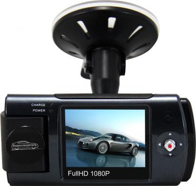 Автомобильный видеорегистратор Видеосвидетель 3404 FHD - вид сзади