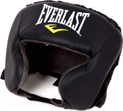 Боксерский шлем Everlast Durahide 4022U (к/з, черный)