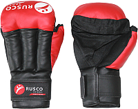 Перчатки для рукопашного боя RuscoSport Красный (р-р 10) - 