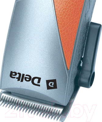 Машинка для стрижки волос Delta DL-4048 (серебристый/оранжевый)
