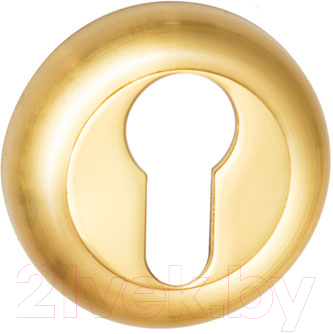 Накладка на цилиндр Lockstyle Круглая PRO-ET SG/GP (матовое золото/золото)