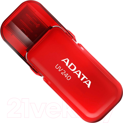 Usb flash накопитель A-data DashDrive UV240 Red 32GB (AUV240-32G-RRD)