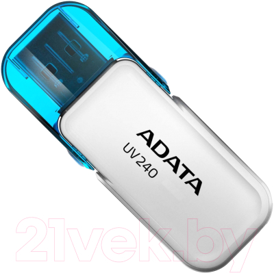 Usb flash накопитель A-data DashDrive UV240 White 32GB (AUV240-32G-RWH)