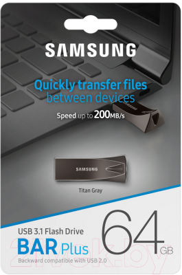 Usb flash накопитель Samsung BAR Plus 64GB (MUF-64BE4/APC)