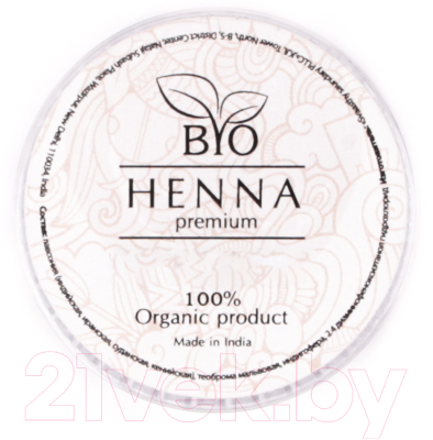 

Краска для бровей Bio Henna Premium, Брюнет (чёрный), Хна капсула черный
