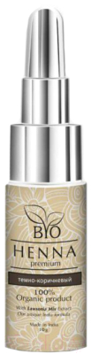 

Краска для бровей Bio Henna Premium, Брюнет/шатен (коричневый), Хна темно-коричневый