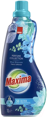 Кондиционер для белья Sano Maxima Ultra Concentrated Softener Blue Blossom (1л)