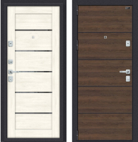 

Входная дверь el'Porta, Porta M П50.Л22 (AB-6) Tobacco Greatwood/Nordic Oak