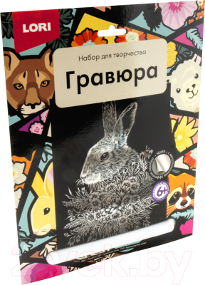 

Набор для творчества Lori, Гравюра Ушастый заяц / Гр-611