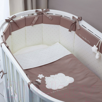 Комплект постельный для малышей Perina Бамбино ББО6.5 (6 предметов, капучино)