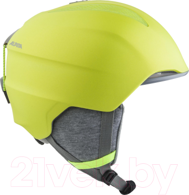 Шлем горнолыжный Alpina Sports 2020-21 Grand Jr / A9224-40 (р-р 51-54, неоновый желтый)