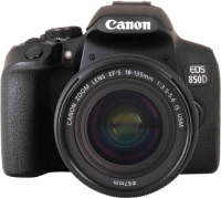 Зеркальный фотоаппарат Canon EOS 850D Kit EF-S 18-135mm IS USM / 3925C020 (черный) - 