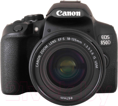 Зеркальный фотоаппарат Canon EOS 850D Kit EF-S 18-135mm IS USM / 3925C020 (черный)