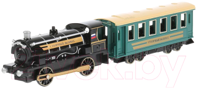 Поезд игрушечный Технопарк Поезд с вагоном / CT10-038-BU-WB