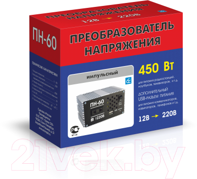 Автомобильный инвертор Вымпел ПН-60 / 5022