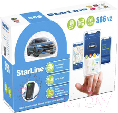 Автосигнализация StarLine S66ВТ GSM v2