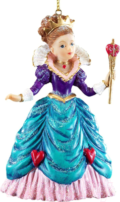 

Елочная игрушка Erich Krause, Голубой;фиолетовый;бежевый, Decor Червонная Королева / 43906