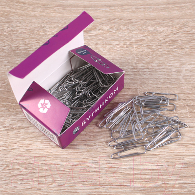 Изображение товара Скрепки No Brand Бугинком / 119 (100шт)