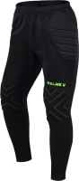 Брюки футбольные Kelme Goalkeeper Pants / K15Z408L-010 (2XL, черный) - 
