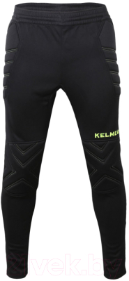 Брюки футбольные Kelme Goalkeeper Pants / K15Z408L-010 (XS, черный)