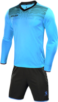Футбольная форма Kelme Goalkeeper L/S Suit / 3871007-4007 (XS, голубой) - 